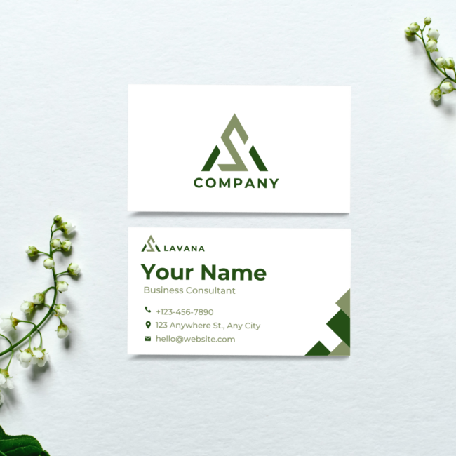 standard visiting card