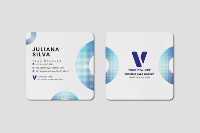 Square Visiting Cards
