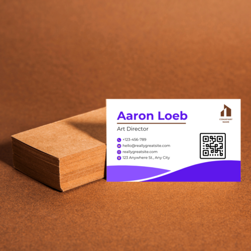 QR Code Visiting Card QR Code Visiting Card