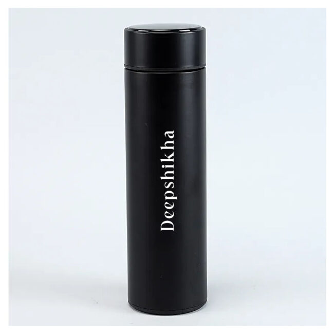 Premium Black Temperature & Insulated Water Bottle - Image 2