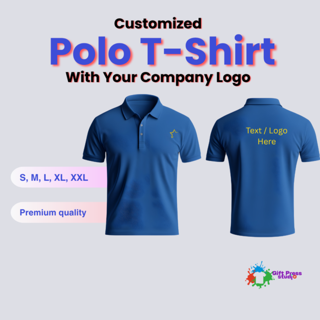 Customized Polo T-Shirt With Your Company Logo