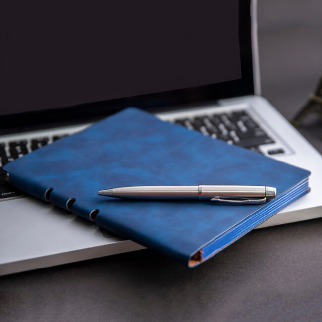 Luxury Spiral-Bound PU Leather Notebook