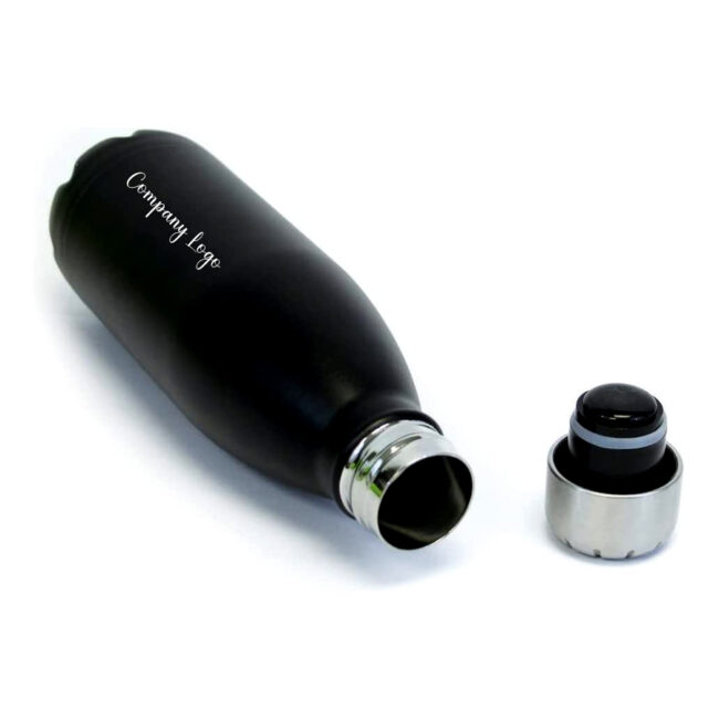 Premium Black Color Stainless Steel Thermos Bottle - Image 3