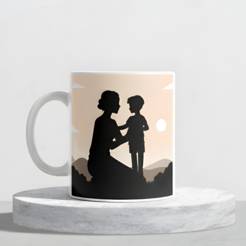 Mother & child sunset