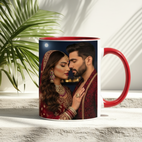 Forever Together Photo Mug – Front View with Couple Image