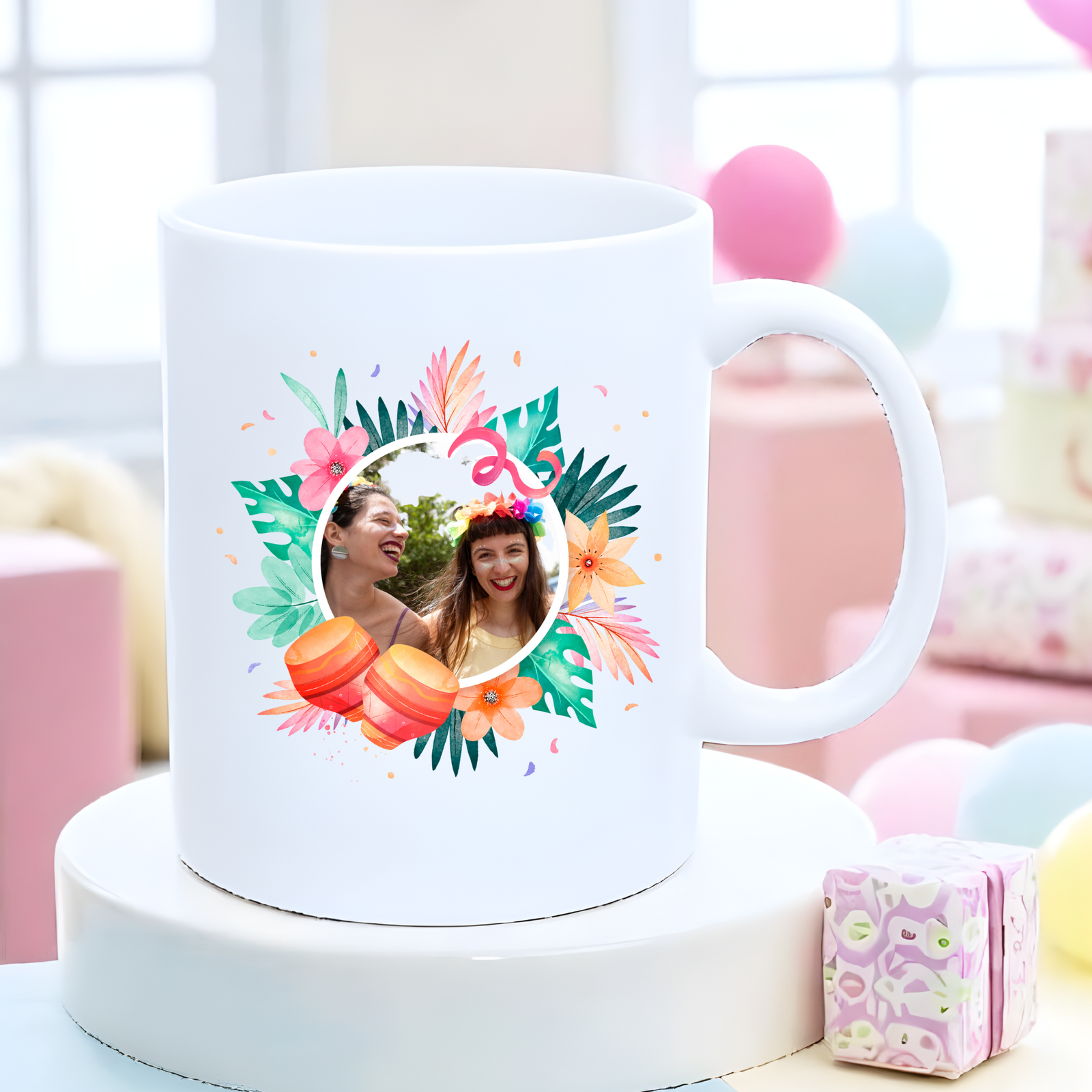 Personalized Tropical Joy Mug - Image 2
