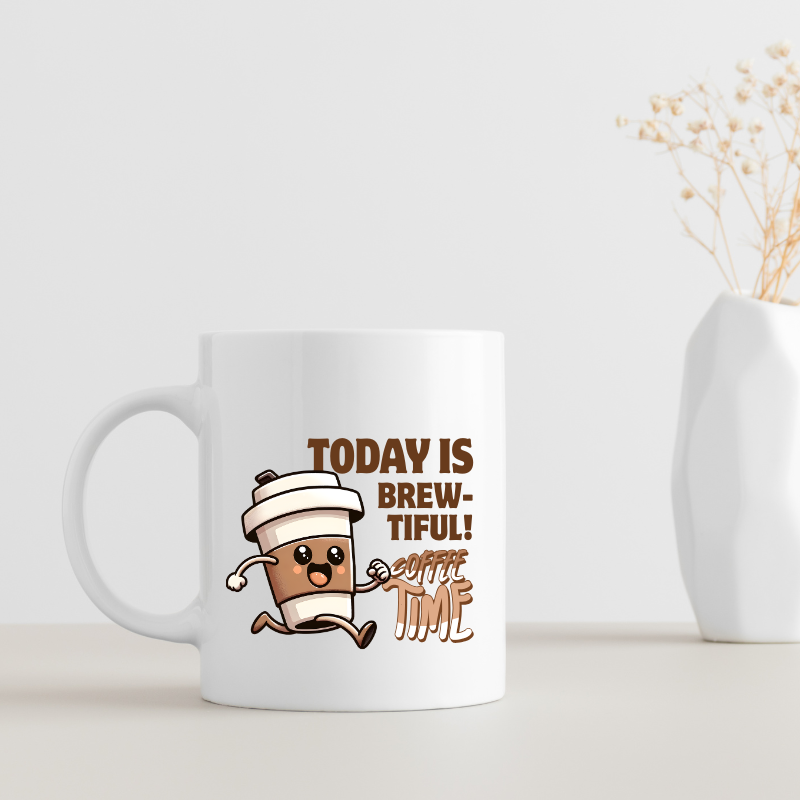 Morning motivational coffee mug for athletes and fitness enthusiasts